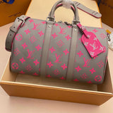 LV Neon Hot Pink Duffle