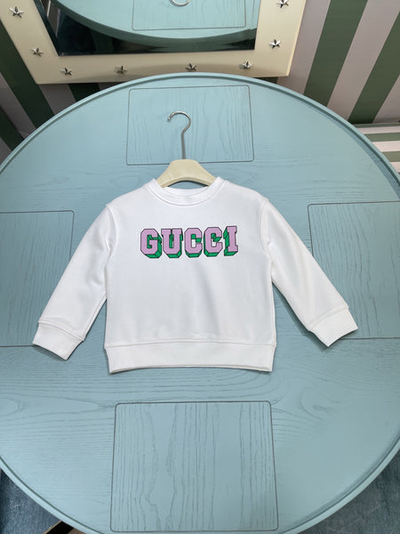 Guci Bubble Pink Crew