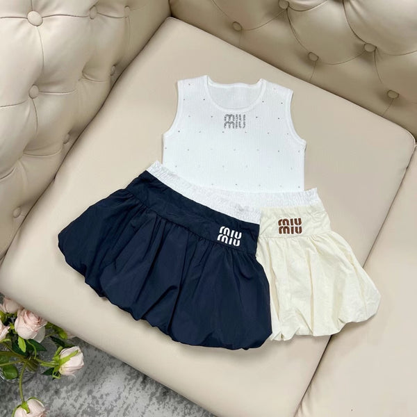 Miu Roushy Skirt Set